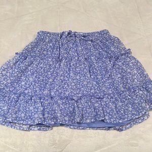 Blue flower skirt
